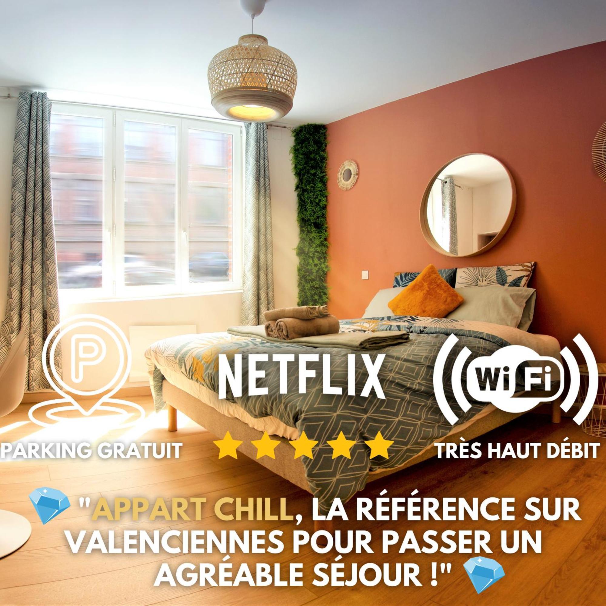 Appart Chill & Free - Proche Centre Valenciennes - Parking Gratuit المظهر الخارجي الصورة